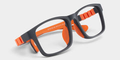 Kids Rectangle Black Amaker Frame Glasses | Zeelool