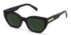 Zia black Frame Polarized Sunglasses with cat-eye Style Online | ZEELOOL