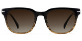 Rocco Rectangle Polarized Sunglasses in Acetate Material