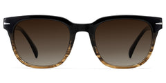 Rocco Rectangle Polarized Sunglasses in Acetate Material