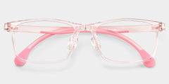 Sunny Rectangle Pink Frame Eyeglasses for Tween