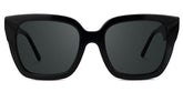 Rainna Square Black Sunglasses