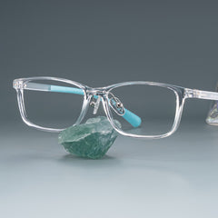 Kids Rectangle Normile Glasses with Cute Style -Zeelool