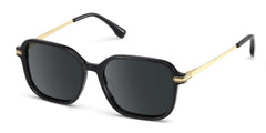Jetson Black Rectangle Sunglasses Online | Zeelool