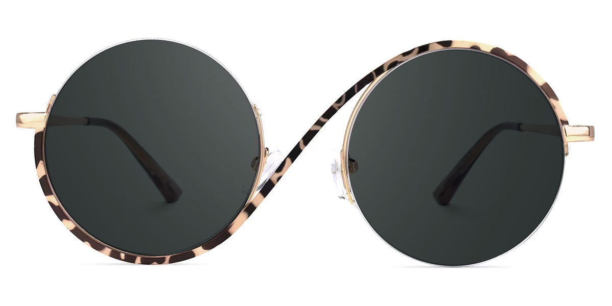 Flozif Tortoise Round Frame Glasses deals -Zeelool