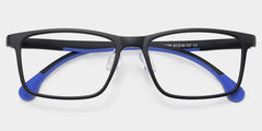 Sunny Rectangle Black Frame Eyeglasses for Tween