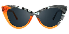 Maxine Cateye Orange Sunglasses | Zeelool Glasses