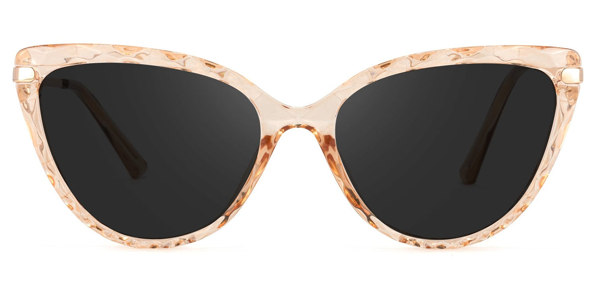 Lucas Cateye Champagne Sunglasses | Zeelool Glasses
