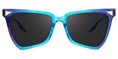 Cicely Geometrical Blue Sunglasses | Zeelool Glasses