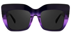 Charmaine Cat Eye Dark-Purple Sunglasses