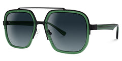 Ace Aviator Green Sunglasses | Zeelool Glasses