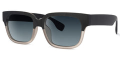 Colin Rectangle Black-Gray Sunglasses | Zeelool Glasses