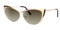 Ellen Cateye Gold Sunglasses | Zeelool Glasses