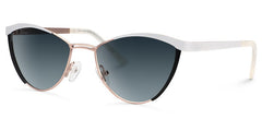 Sydney Cat Eye White Sunglasses | Zeelool Glasses