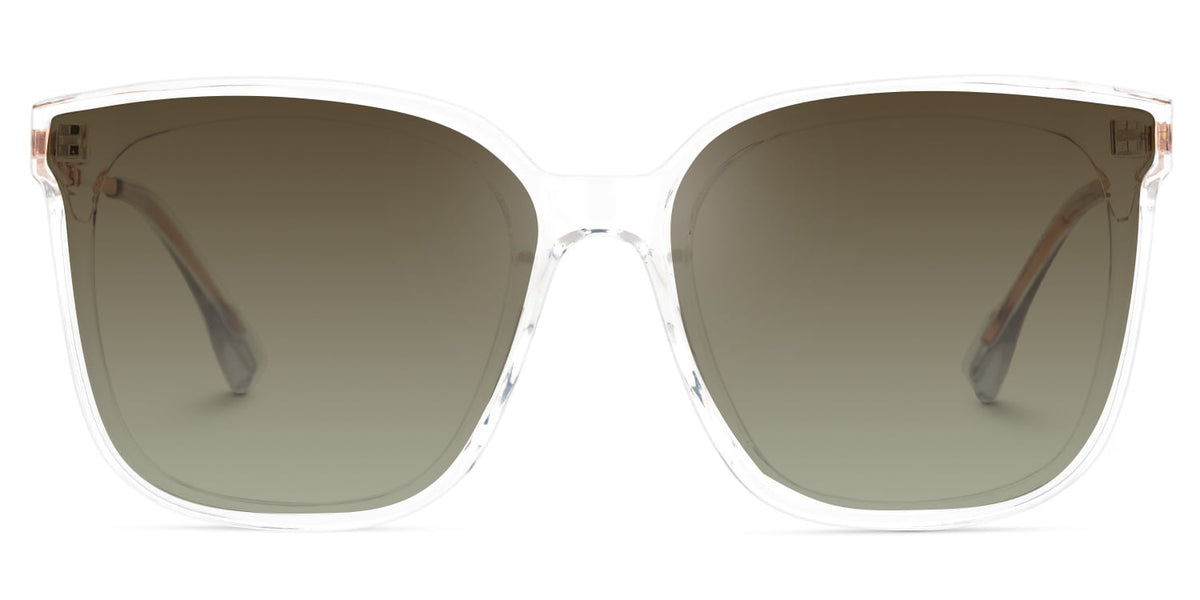 Tammie - Square Crystal Frame Sunglasses