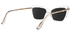Juliet Cateye Crystal Sunglasses with Translucent Frames