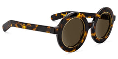 Calhoun Round Yellow Tortoise Sunglasses | Zeelool Glasses
