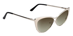 Ellen Cateye Silver Sunglasses | Zeelool Glasses