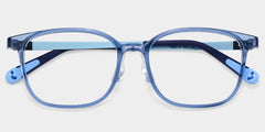Lane Rectangle Blue Cystal Frame Eyeglasses for Teens