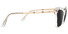 Juliet Cateye Crystal Sunglasses with Translucent Frames