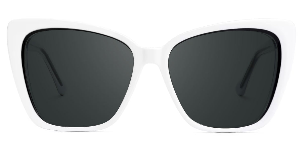 New White-Black Color for Shanell Acetate Sunglasses | Zeelool Optical