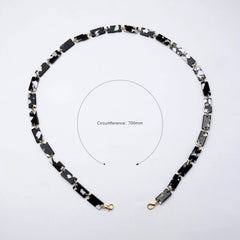 Marble Rectangle Lump Chains Accessories For Glasses