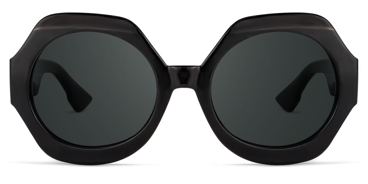 Geoffrey Geometric Black Sunglasses | Zeelool Glasses