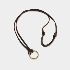 Sunglasses Strap Eyeglass Cord in Leopard Brown