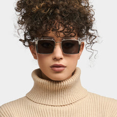 Kiana Square Crystal Frame Sunglasses | Zeelool Optical