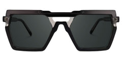 Ferguson Square Black Sunglasses