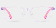 Sunny Rectangle Purple Frame Eyeglasses for Tween