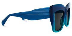 Charmaine Blue-Green Frame Sunglasses | Zeelool Optical