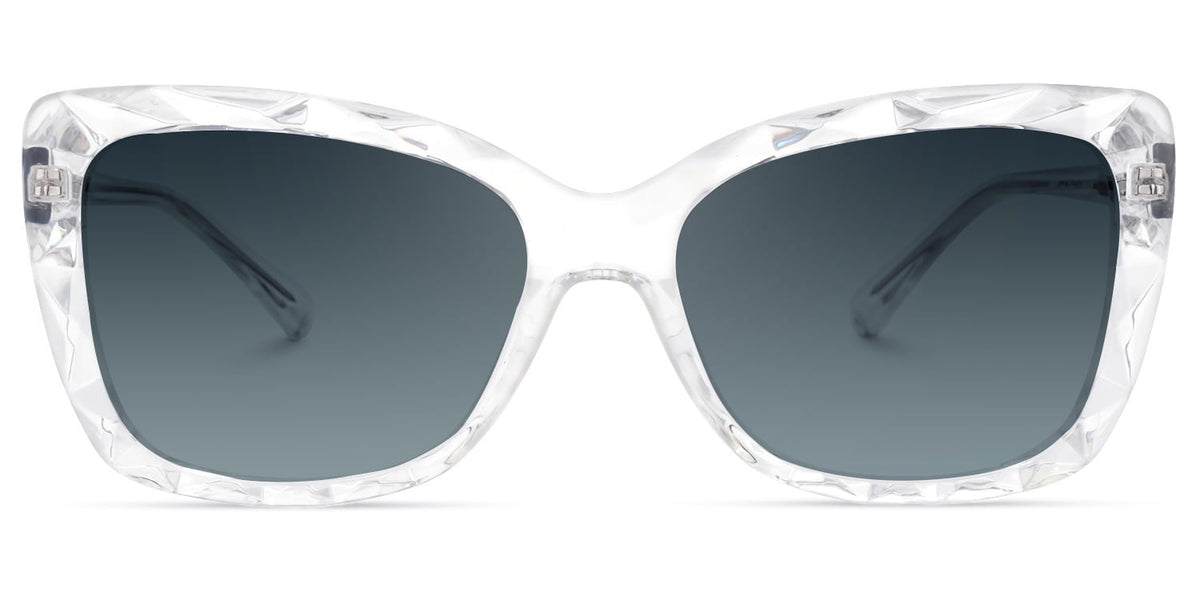 Edna Cateye Crystal Sunglasses | Zeelool Glasses