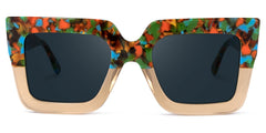 Brandon Square Champagne Sunglasses | Zeelool Glasses