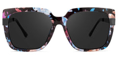 Reeves Square Floral Sunglasses | Zeelool Glasses