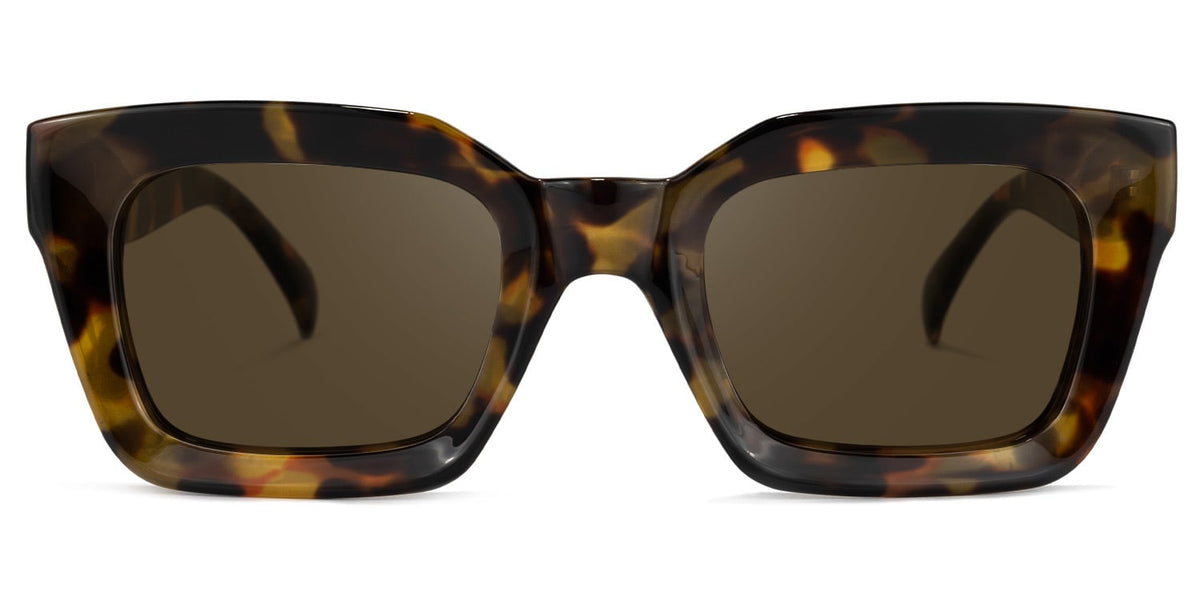 Nevaeh Square Tortoise Sunglasses | Zeelool Glasses