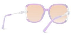 Square Purple Sunglasses Frames