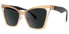 Adarsh Cateye Gold Sunglasses | Zeelool Glasses