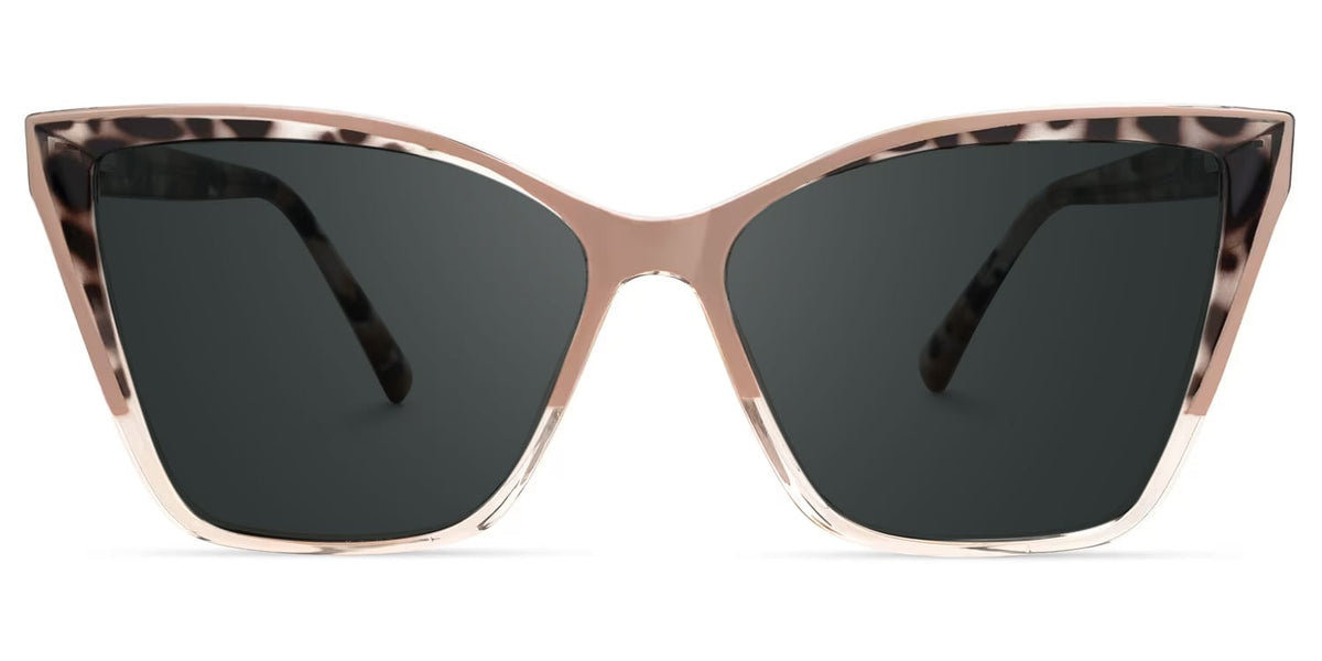 Cateye Adalis Champagne Sunglasses deals -Zeelool Glasses
