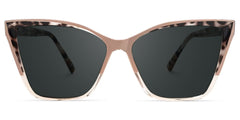 Cateye Adalis Champagne Sunglasses deals -Zeelool Glasses