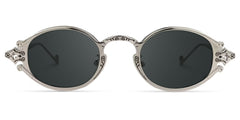 Oval Serena Silver Sunglasses Frames Deals