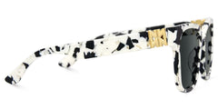 Kerri Wide Cow Print Sunglasses with Square Frames | Zeelool