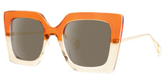 Qatar Square Orange Sunglasses | Zeelool Glasses