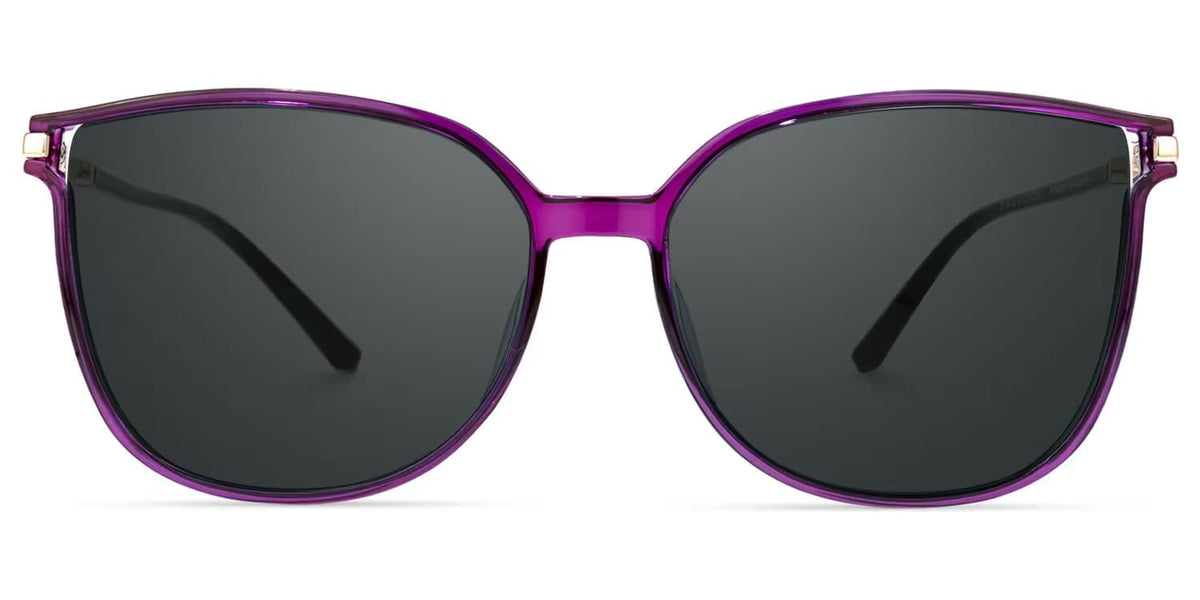 Rodz Square Purple Frame Sunglasses | Zeelool