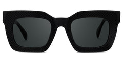 Keisa Square Black Sunglasses
