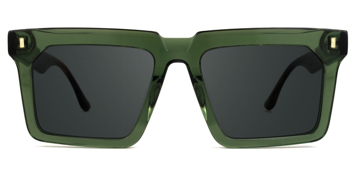 Moreland Rectangle Green Sunglasses Frames