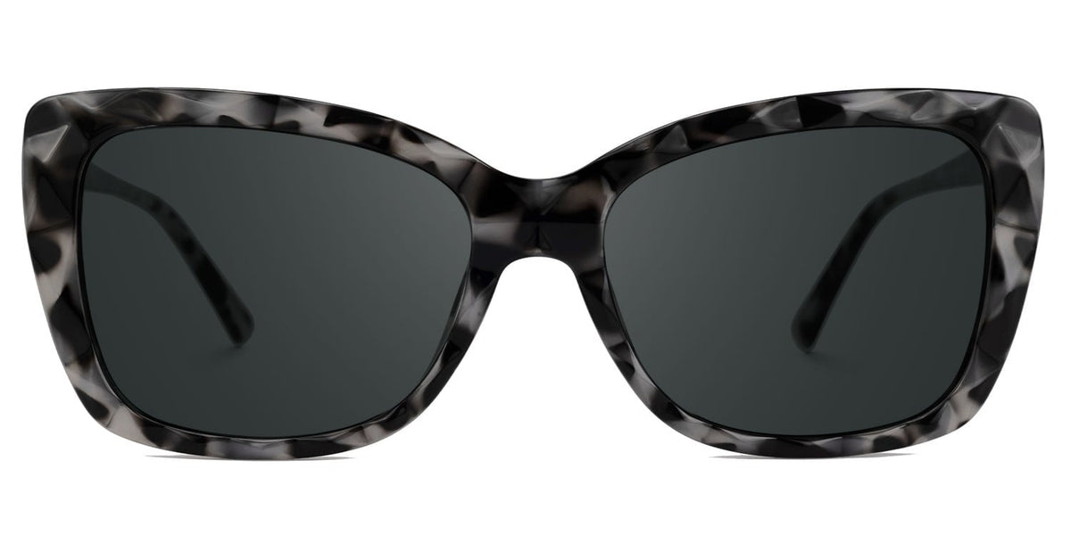 Edna Cateye Gray-Tortoise Sunglasses