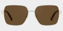 Sahara brown Frame Polarized Sunglasses with square Style Online | ZEELOOL