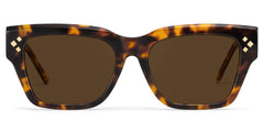 Marlowe Tortoise Rectangle Polarized Sunglasses Online | Zeelool