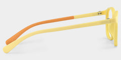 Kids Rectangle Yellow Orange Amaker Frame Glasses | Zeelool